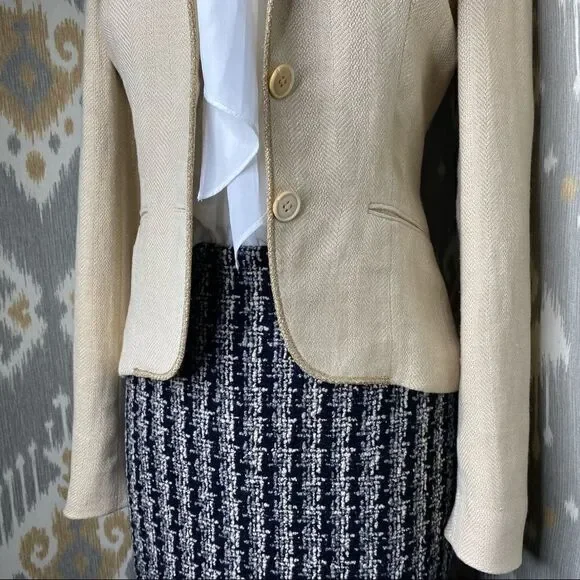 Ralph Lauren Collection | Fall 2004 Made-in-Italy Bouclé Tweed Skirt - Picture 5 of 16